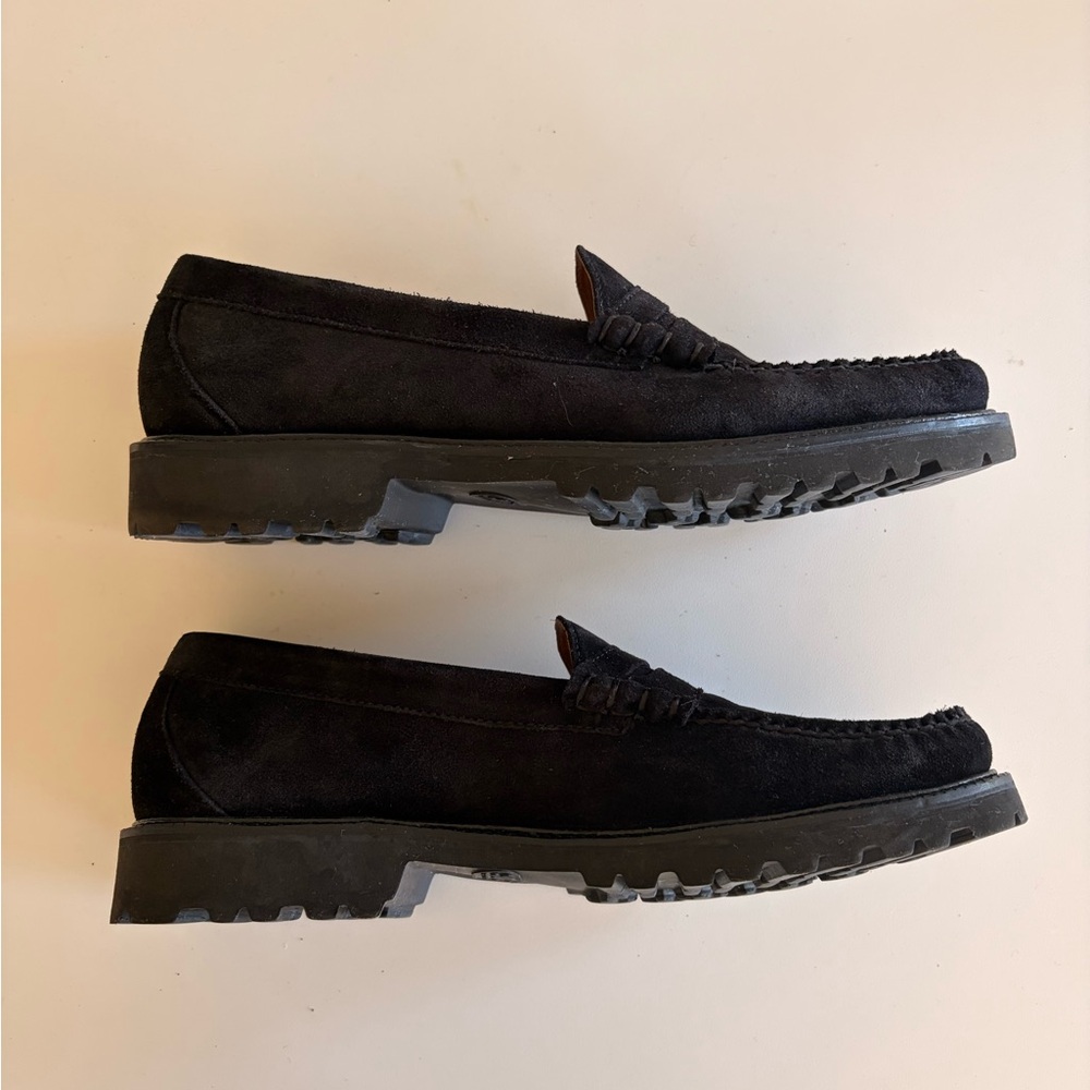 G.H. Bass & Co. x Madewell Black Suede Loafers - Picture 4 of 6